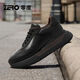 Zero business casual leather shoes for men in autumn 2025 new first layer cowhide soft sole heightening sports shoes men's shoes black comfortable leather + heightening thick sole 41