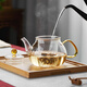 Lvchangming glass teapot thickened heat-resistant tea set office household with filter teapot kung fu tea set