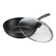 Midea wok white 16cm [without steamer] vibrant red 16cm