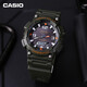 CASIO Volkswagen Pointer Series Solar Waterproof Digital Dual Display Sports and Leisure Men's Watch AQ-S810W-3AVDF