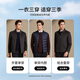 Antonio detachable goose down liner light luxury business cashmere wool jacket men's thickened middle-aged short woolen warm coat