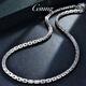 GsunG platinum necklace men's PT950 fashionable cross-turn dense card chain atmospheric platinum men's necklace simple cross chain priced by gram contact before bidding