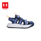 Under Armor Children's Men's and Women's Sandals Summer Baotou Beach Shoes Breathable Non-Slip Soft Sole Sports River Shoes 2421506 Navy Blue 34