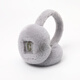 HG plush earmuffs winter high-looking ear warmers for men and women, men's warm ear bags, imitation rabbit fur cold-proof ear protection, thickened earmuffs, gray