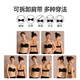 Ya (HSIA) Xiao Nian Gao Ya strapless bra for women summer non-slip tube top seamless no wire bra bra wraps the breasts and beautiful back thin black with detachable shoulder straps S