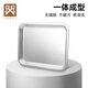 GOLDEN KEY stainless steel flat bottom shallow square basin rectangular tray steamed rice plate vegetable plate dumpling plate fruit plate GK-FP6040-25