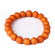 Minol's ancient collection-grade old beeswax frosted full-wax bracelet with a diameter of about 8.5mm