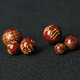 Xiyinfu original ore red cinnabar six-character mantra bracelet loose beads single bead handmade DIY round bead bracelet accessories six-character mantra 14 mm one piece