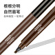 Suquan eyebrow pencil is waterproof, sweat-proof and does not fade. Four-pronged liquid wild eyebrow pencil simulates native beginner official lazy dark gray