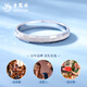 Lao Fengxiang PT950 platinum love like first sight ring new plain ring ring Mid-Autumn Festival birthday gift for girlfriend and wife No. 14 love like first sight platinum ring about 3.2g