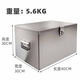 FANCYCHIC201 stainless steel storage tool storage box plus size waterproof universal thickened dustproof rectangular driver trailer length 40 width 30 height 30 extra thick stainless steel + support rod