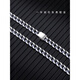 Nilan pt950 platinum riding crop chain platinum necklace men's domineering and trendy Cuban chain personality versatile 12 mm wide 60 cm long