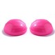 Chaosihui Xiaobosu Fan You Semi-circular Balance Ball Yoga Ball Fitness Ball Pilates Foot-Stepping Half-Garden Ball Equipment Training Ball Pink-Xiaobosu 2-Pack Inflator