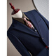 Angel Bird Haute Couture Wool Suit Suit Men's Wedding Dress High-End Business Professional Slim Formal Groom's Suit Black (Single Suit) M