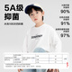 Zuoxi Boys Long Sleeve T-Shirt Children's Class A Pure Cotton Autumn Clothing 2025 New Boys Spring and Autumn Top Trendy White 160