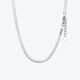 Meluxe Pt950 platinum necklace snake bone chain platinum clavicle chain for women birthday gift for girlfriend about 8.97g-40cm
