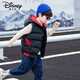 Disney boys down cotton vest outer wear 5 vest 6 autumn and winter 7 child boy vest thickened jacket 8 years old style black (21 color hooded vest) 140 size (recommended height is about 130)