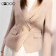 G2000 Machine washable G2000 women's SS24 mall new soft and comfortable double-breasted versatile casual suit two-color twill-orange casual suit 24 inches S /34