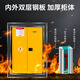 Yuqunhui customized explosion-proof cabinet 22 gallon yellow