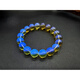 Fat Donglai same style blue amber bracelet 8A water purified round beads gold amber simulation amber bracelet 108 beads for men and women blue amber bracelet + gift box 8mm blue amber bracelet