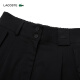 LACOSTE French Crocodile Women's Elastic Pants Waist Frilled Daily Casual Comfortable Versatile Bermuda Shorts FF3880 031/Black 34 155