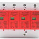 420V three-phase first-level lightning arrester surge protector 4P 80KA power surge arrester distribution box LY1-B80