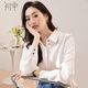 Chu Shen Spring and Autumn Long Sleeve Shirt Women's Professional Formal Wear Student Interview Temperament Casual Commuting White Shirt Top S43S001
