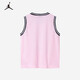 Jordan Nike (NIKE) children's sports vest summer children's sleeveless T-shirt Sakura Pink 155 (L)
