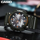 CASIO Volkswagen Pointer Series Solar Waterproof Digital Dual Display Sports and Leisure Men's Watch AQ-S810W-3AVDF