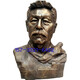 Fiberglass character portrait avatar campus celebrity Tao Xingzhi Lu Xun Confucius Marx sculpture cast bronze statue customization Dingjin