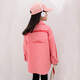 Tutu Little Elephant Girls' Shirt 2026 Spring and Autumn New Children's Jacket Children's Clothes Letter Embroidered Lapel Cardigan Medium and Large Children's Long Sleeve Watermelon Red 150 Height About 150cm