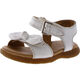 Stride Rite Girls Whitney Sandals White 13 Wide Little Kid