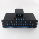 Front is fiber optic terminal box SC/FC/LC/ST full 8-port terminal box 4/12/24 core rack-type optical cable fusion box 6-port/12 core LC small square head [full compatible]