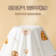 Jingqi Newborn Baby Quilt Newborn Baby Spring and Autumn New Pure Cotton Quilt Newborn Thin Swaddle Bag Single Happy Bear 85*85