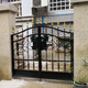 Jin Fushun customized rural iron gate outdoor courtyard wall fence entrance double door garden courtyard door community simple iron gate regular style one (square meter)