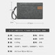 MashaLanti men's handbag casual large-capacity handbag men's zipper wallet brand business clutch envelope bag birthday gift