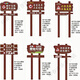 oein定制花草提示牌标语牌广告牌草地牌插地告示牌绿化牌草坪牌警示牌 定制/面板30*60，双立柱1.3米 3公分厚