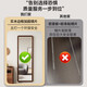 Dexu solid wood mirror full-body mirror floor-standing mirror home girl bedroom dressing mirror clothing store fitting mirror wall hanging large mirror walnut color 155*45cm-explosion-proof-swinging and hanging two-purpose