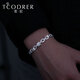 Ruofei diamond bracelet men's platinum pt950 men's bracelet inlaid with full diamond platinum bracelet T square diamond luxury men's bracelet 17cm long 21-22g diamond about 2.55ct customized