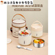 Junmo Super Insulated Lunch Box Liner for Soup for Office Workers 2023 New Insulated Box and Bucket Portable Source Mibai++Qiao Ceramic Liner for Better Insulation Mibai-Large Size