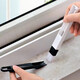 Window door and window gap groove groove cleaning brush window frame cleaning tool household glass groove brush artifact random color groove brush + gap brush