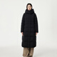 Tambor Down Jacket Women's Long Over-the-Knee Waist Hooded Autumn and Winter Business Warm Jacket 530872Z Black 180