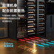 BAIKAILUN variable frequency wine cabinet dual temperature constant temperature red cabinet home living room ice bar office tea refrigerator double door office thin zero embedded bench embedded freezer embedded glass refrigerator mirror dual temperature fully equipped with 274 bottles thin section