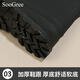 Soogree hohe Röhrchen Regenstiefel für Frauen Mode Slim Street Shot Outdoor Regenfisch Anti-Rutsch-Dickdicke wasserdichte Gummischuhe mit mittlerer bis hoher Röhrenstiefel für Frauen schwarz 36
