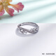 Kaibaolou PT950 platinum ring for women, flower vine traces, hollow tangled branch pattern live platinum ring 3.65g live