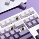 Belly Spirit Mk870pro Blackberry Side Gravur Mechanische Tastatur Bluetooth Wired Wireless Customized Computer Game Silent Office [Drei Modus] Weiße Oberfläche Pro + Ohnmacht Duft Side Gravur MX Schnelle Silberachse [Trigger schnell] 87 Tasten