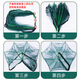 Huawoli fishing net, fish and shrimp cage, ground net, lobster net, fish and shrimp cage, fish net, shovel, rake, hoe, catching sea tool, fishing cage 8 holes
