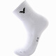 VICTOR Victory Chaussettes de badminton pour hommes et femmes, bas de serviette épais mi-long, chaussettes de sport confortables antidérapantes, absorbant la transpiration et respirantes, 3 paires, hommes/noir, blanc et gris, trois paires, taille unique