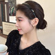 Xiang Wan Hairband Retro Leopard Hairpin Hairband Women's High-end Versatile Outing Headwear Anti-Slip Headband Crushed Hairpin