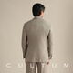 CULTUM Tencel Wool Blended Italian Naples Suit Men's Business Casual Suit Formal Three-piece Set Beige Two-piece Set 175A /50A